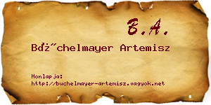 Büchelmayer Artemisz névjegykártya